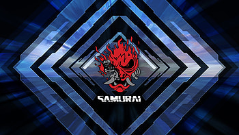 Samurai, Logo, Cyberpunk 2077 HD wallpaper