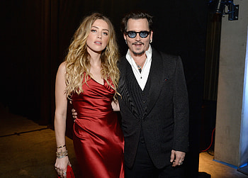 Johnny Depp And Amber Heard, johnny-depp, amber-heard, celebrities HD wallpaper