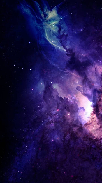 Purple Nebula, purple, space, Sci Fi, nebula HD phone wallpaper