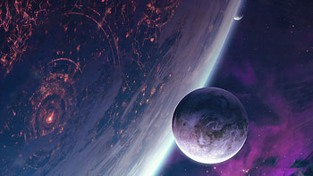 Planets In Galaxy , planets, digital-universe, artist, artwork, digital-art, artstation HD wallpaper