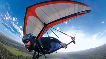 Icaro hang glider, Laminar design, High-performance flight, Cutting-edge technology HD wallpaper
