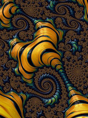 Abstract, Pattern, Fractal, Rotation, Twisting, Twist HD phone wallpaper