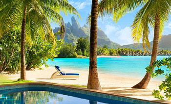St. Regis Bora Bora, Luxury retreat, Motu Omex27 BP, Tropical paradise HD wallpaper