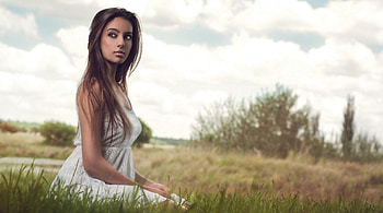 girl, model, brunettes, nice HD wallpaper