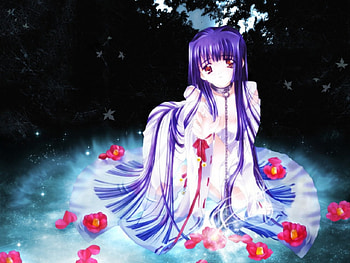 Reach Out, blue, anime, beautiful, girl, woman, beauty, dark, female HD wallpaper