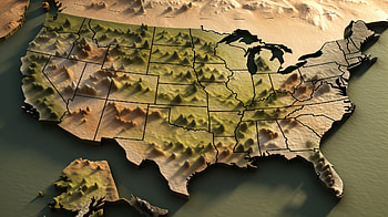 USA Map - Detailed United States of America Map Background, map, map of the usa, USA, united states of america map, Misc HD wallpaper