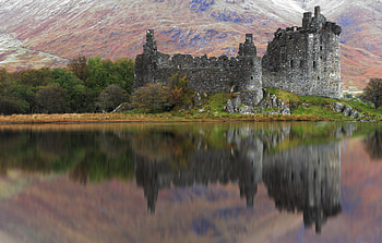 Kilchurn Castle On Loch Awe - Scotland, Scottish Highlands, Scottish Castles, Loch Awe, Scotland, Kilchurn Castle HD wallpaper