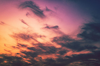 Nature, Sunset, Clouds, Porous HD wallpaper