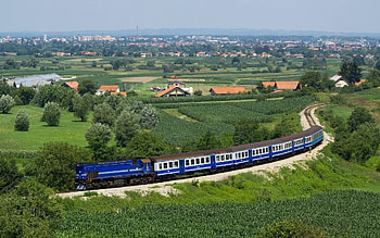 Train, Nature, Trees, Fields, Summer, City, Structure, Dahl, Distance, Railway, Composition, Outskirts, From Above, Above HD wallpaper