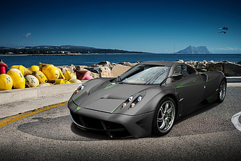 Pagani Huayra, Pagani, car, matte coat, Super Car HD wallpaper