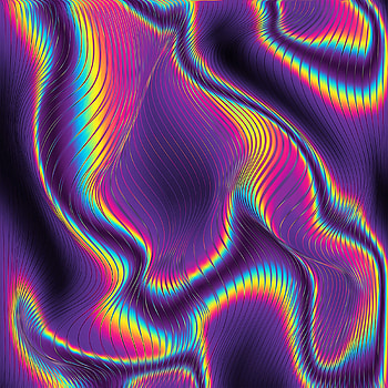 Multicolored, Glare, Bright, Motley, Texture, Lines, Textures, Wavy, Metal, Metallic, Iridescent, Gleam HD phone wallpaper