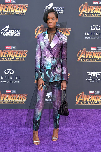 Avengers: Infinity War Premiere, Letitia Wright HD phone wallpaper