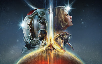 Starfield, 2022, poster, promo materials, new games, characters, Bethesda Game Studios HD wallpaper