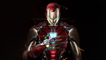 Iron Man Protagonist, iron-man, superheroes, artwork, digital-art, pixiv HD wallpaper