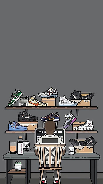 Shoes, painting, chair HD phone wallpaper