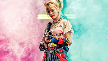 Harley Quinn, Birds of Prey, Vibrant colors HD wallpaper