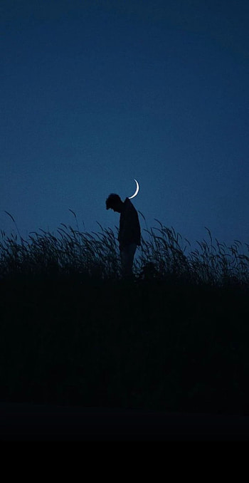 Alone man, cloud, sky, nature HD phone wallpaper