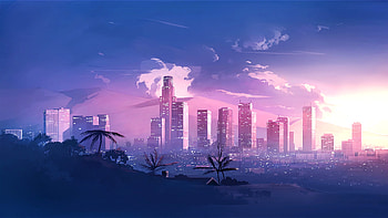 Los Angles Minimalism, los-angles, city, minimalism, artist, artwork, digital-art HD wallpaper