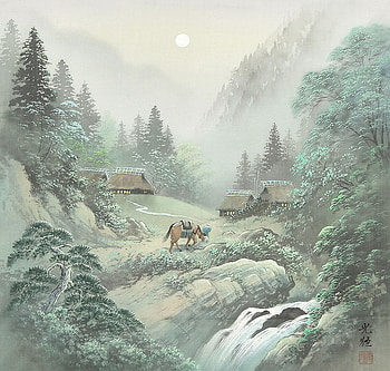 Koukei Kojima, nature, art, drawing HD wallpaper