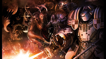 [Digital Painting] Warhammer 40K Grey Knights. HD wallpaper