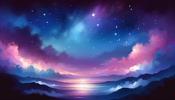 Enchanting Starry Night Sky, night, sky, Stars, landscape HD wallpaper
