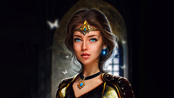 Warrior Beautiful Princess , queen, princess, warrior, fantasy, artist, artwork, digital-art, artstation HD wallpaper