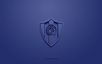 Cerro Porteno, creative 3D logo, blue background, Paraguayan football club, Paraguayan Primera Division, Paraguay, 3d art, football, Cerro Porteno 3d logo HD wallpaper