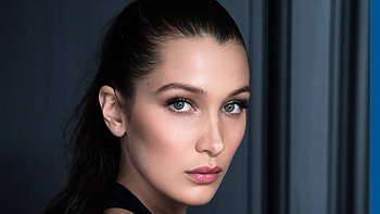 Bella Hadid, beautiful face, makeup HD wallpaper