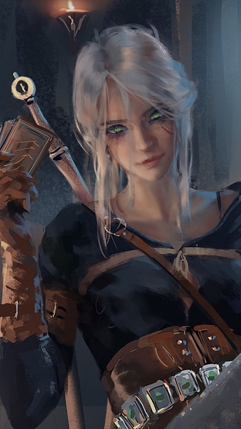 Ciri Witcher 3 fanart, Sony Xperia , Striking visuals HD phone wallpaper