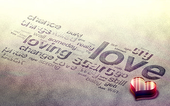 Love, Inscription, Heart HD wallpaper