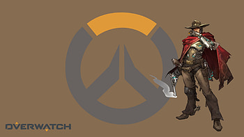 McCree, Overwatch , Heroic gunslinger, Fearless fighter HD wallpaper