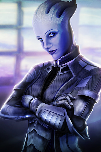 Liara T'Soni, Mass effect, Artstation HD phone wallpaper