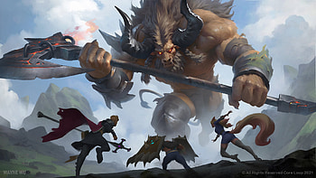 fantasy, minotaur HD wallpaper