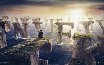 Alphabet Island, alphabet, island HD wallpaper
