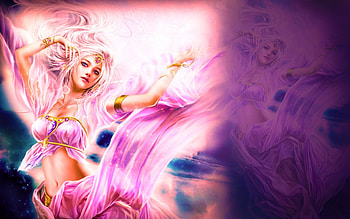 Pink Beauty, art, , girl, beautiful, beauty, woman, pink, digital, fantasy HD wallpaper