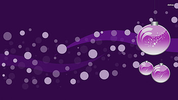 Christmas, Baubles, Decorations, Purple HD wallpaper