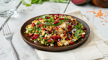 Rezept, Quinoa salat, Fenchel und roten linsen, Flavoury HD wallpaper