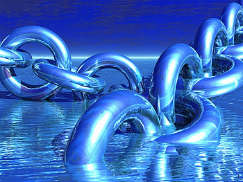 ICE chain, chain, ice HD wallpaper