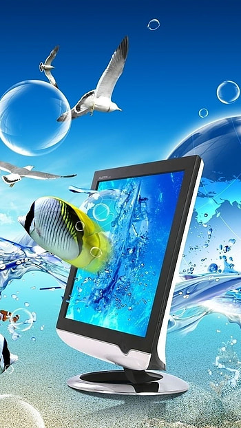 Moving, , water background HD phone wallpaper