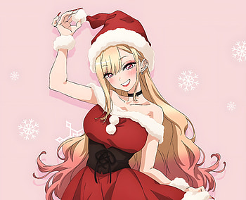 Marin Kitagawa — My Dress-Up Darling Santa, Anime, My Dress-Up Darling, Marin Kitagawa HD wallpaper