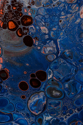 Abstract, Circles, Divorces, Liquid, Stains, Spots HD phone wallpaper