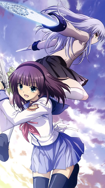 Angel Beats!, Yuri Nakamura, Kanade Tachibana, Kawaii Mobile HD phone wallpaper