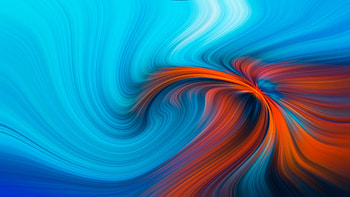 Swirl, Blue orange swirl pattern, Abstraction , Mug HD wallpaper