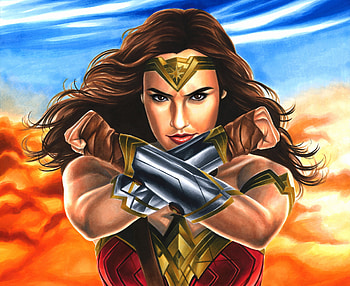 Wonder Woman Fanart 2017, wonder-woman, superheroes, artstation, artist, artwork, digital-art HD wallpaper