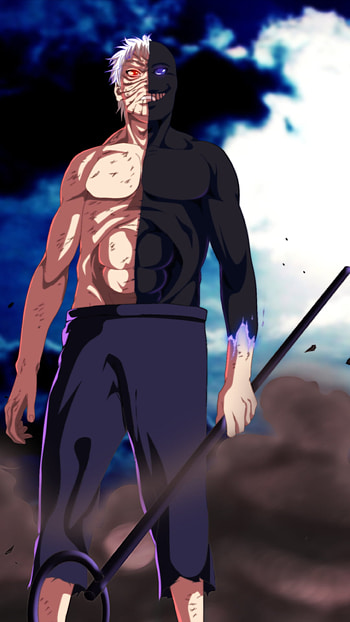 Split Shadow — Obito Uchiha & Black Zetsu | Naruto , Obito Uchiha, Anime, Naruto HD phone wallpaper