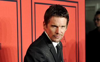 Captivating performer, Ethan Hawke portrait, Actor's charm, Hollywood icon HD wallpaper