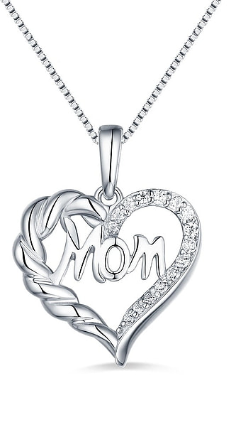 I Love You Mom, Heart Locket, silver HD phone wallpaper