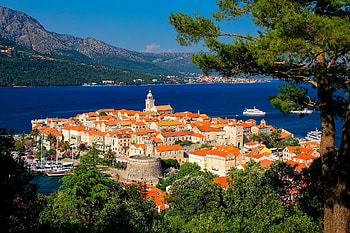 Korcula, Sailing routes, Croatian islands, Coastal beauty HD wallpaper