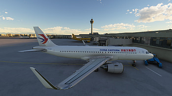 China Eastern Airlines, A320neo livery, List liveries, Microsoft flight simulator HD wallpaper