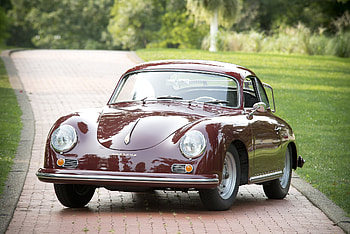 1956 Porsche 356A 1600 Coupe, 1600, Sports, Coupe, Old-Timer, Red, 356A, Cars, Porsche HD wallpaper
